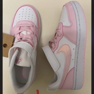 Pink Nike shoes
